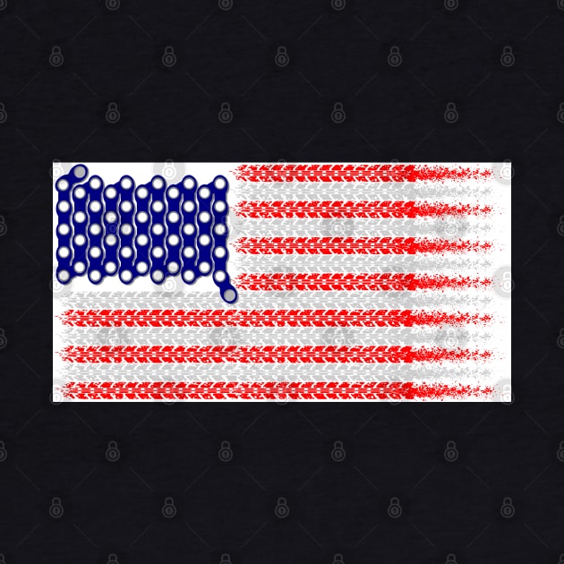 Bike USA Flag by mailboxdisco